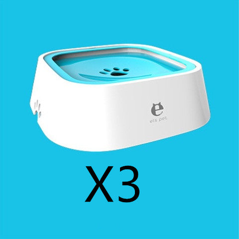 1.5L Pet Anti-Overflow Slow Water Dispenser Bowl