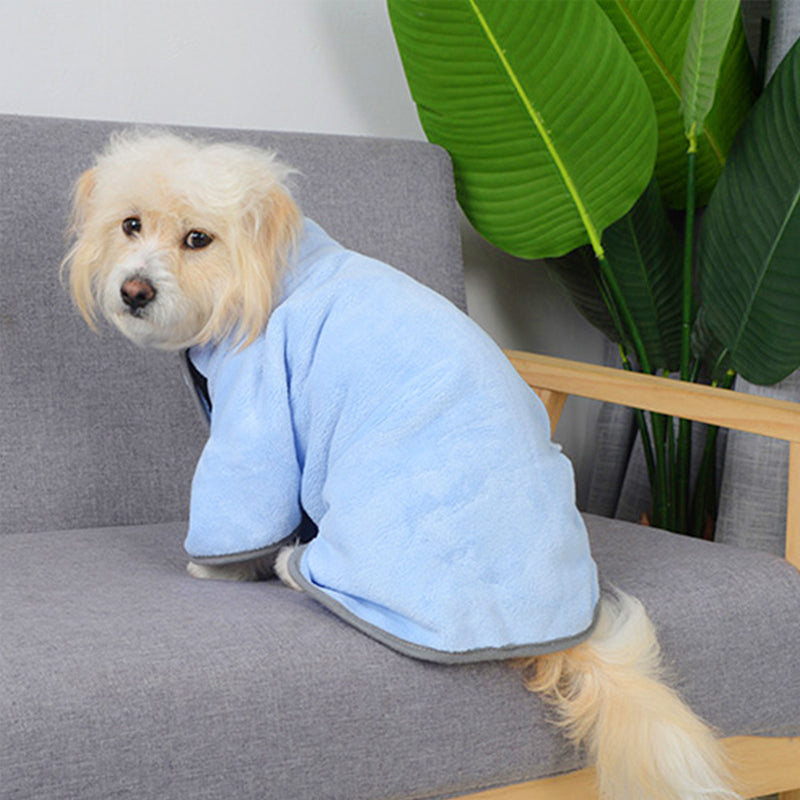 Quick-drying Pet Microfiber Absorbent Bathrobe Towel