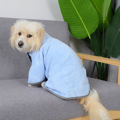 Quick-drying Pet Microfiber Absorbent Bathrobe Towel