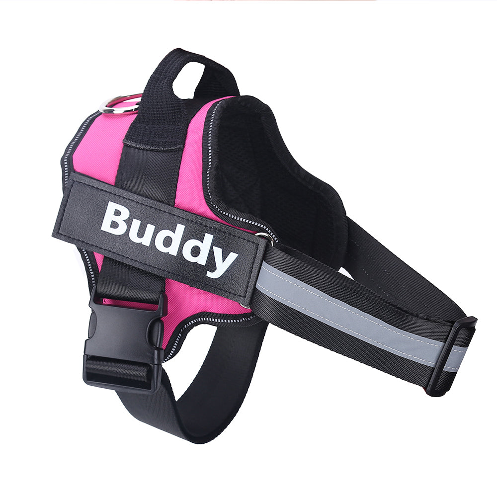Personalized Pet Harness NO PULL Reflective Breathable Adjustable Harness