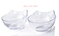 New Inclined Oblique Mouth Transparent Single Pet Bowl