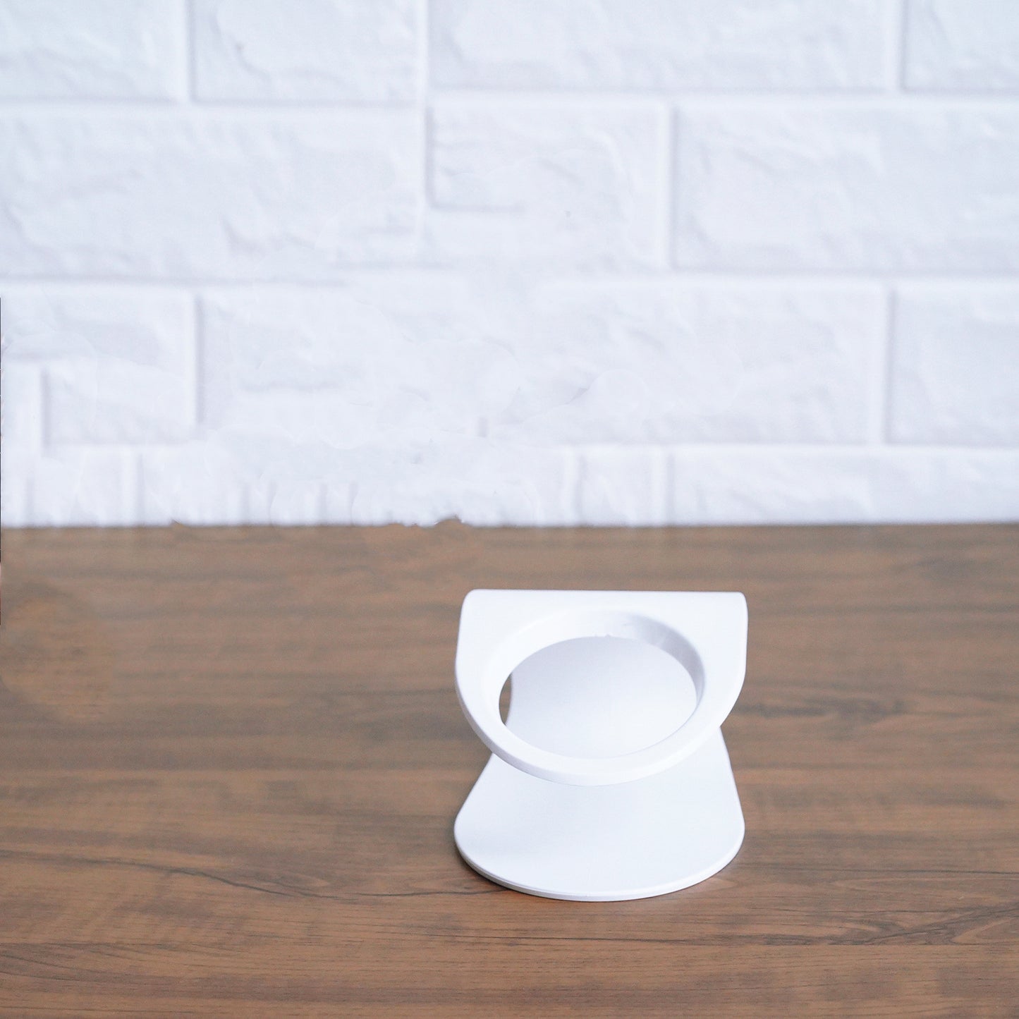 New Inclined Oblique Mouth Transparent Single Pet Bowl