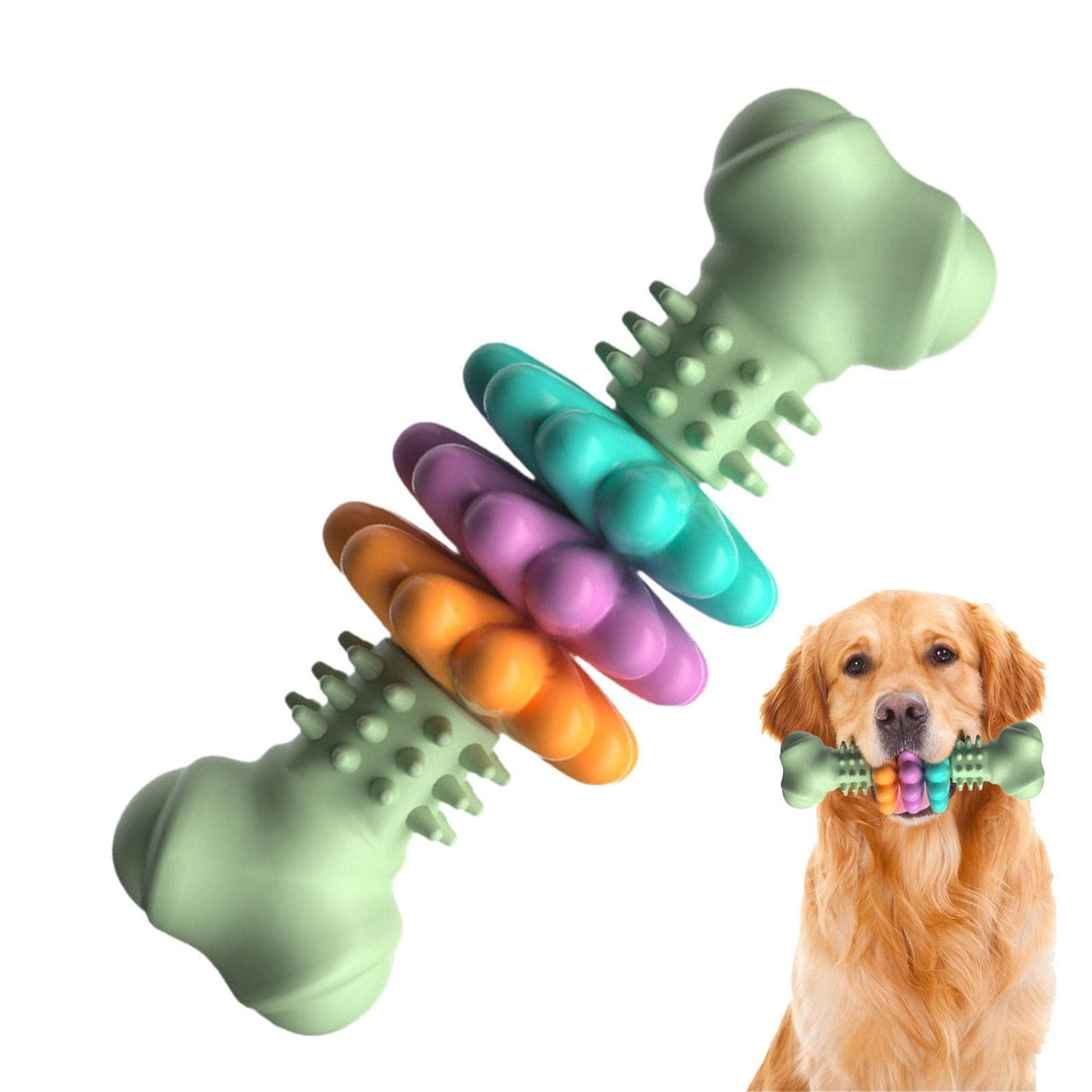 Pet Chew Teeth Cleaning Toy Dog Bone Type