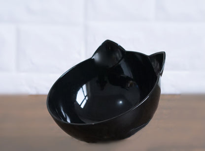 New Inclined Oblique Mouth Transparent Single Pet Bowl