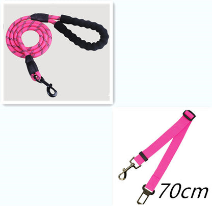 Reflective Pet Leash Nylon Leash Rope