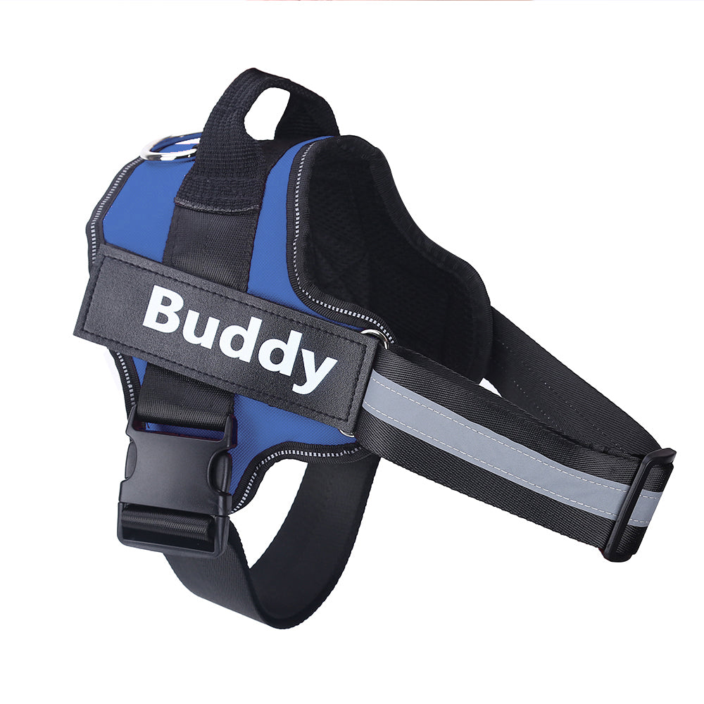 Personalized Pet Harness NO PULL Reflective Breathable Adjustable Harness