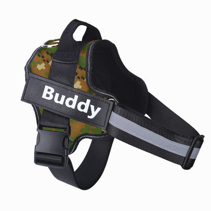 Personalized Pet Harness NO PULL Reflective Breathable Adjustable Harness