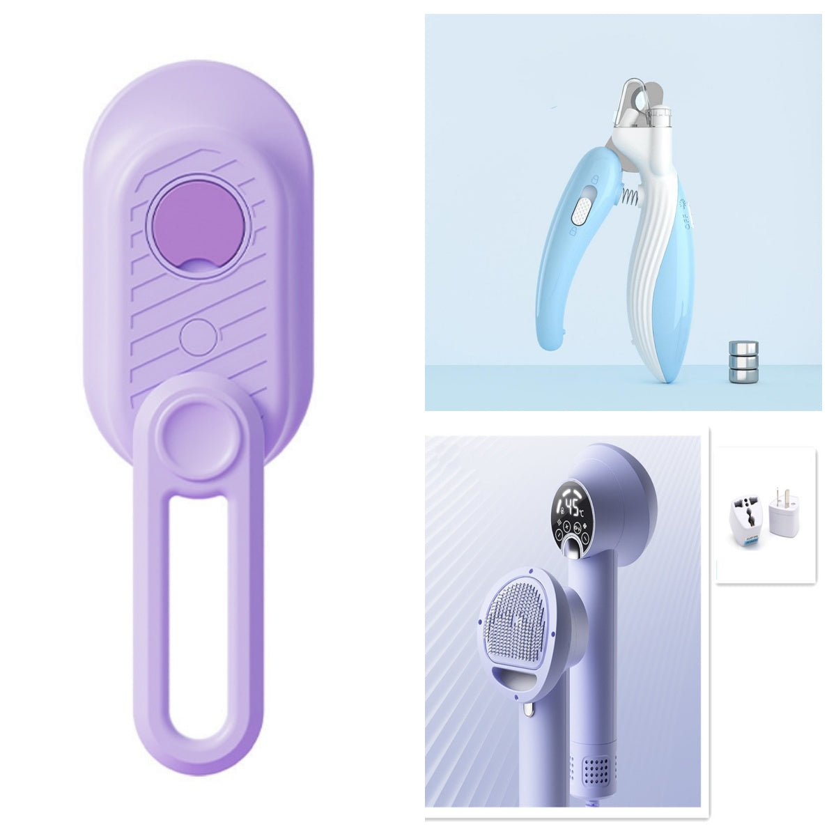 Pet Nail Clippers LED Electric Nail Grinder