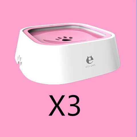 1.5L Pet Anti-Overflow Slow Water Dispenser Bowl
