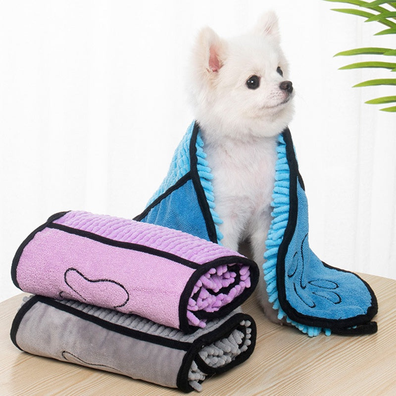 Pet Super Absorbent Microfiber Bath Towels Bathrobe