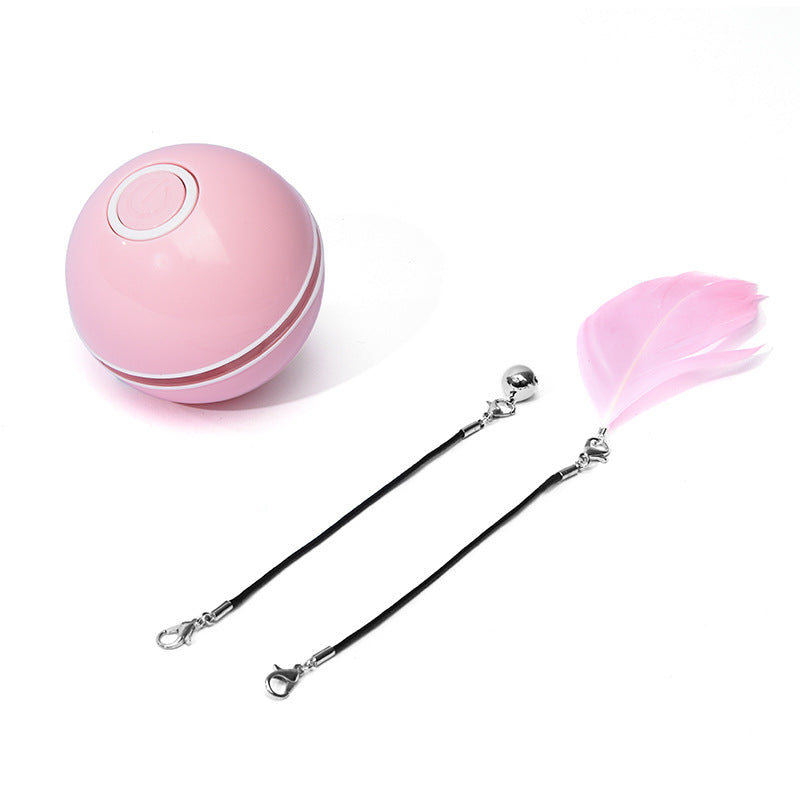 LED Laser Electronic Rolling Pet Funny Toy Ball