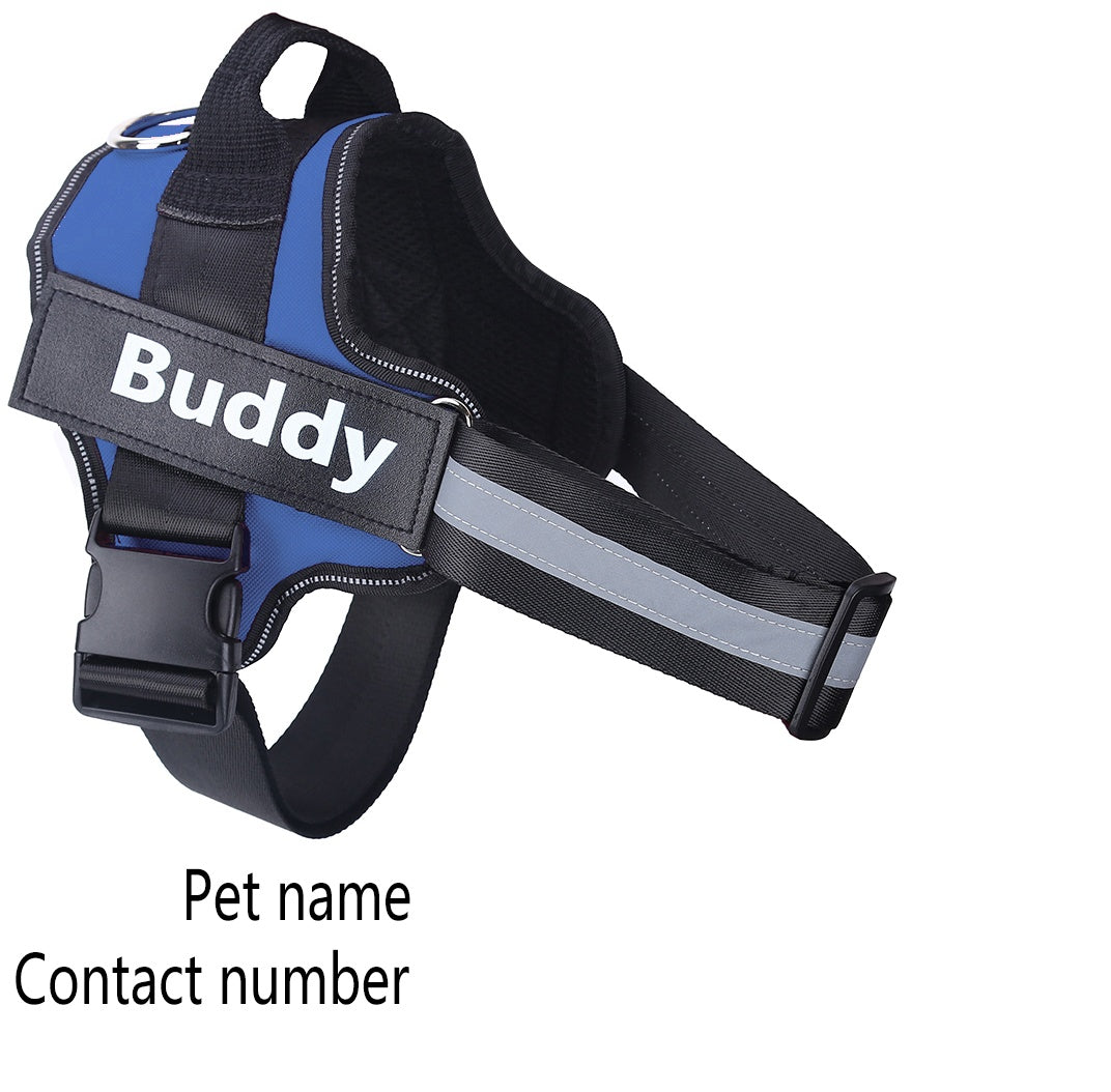 Personalized Pet Harness NO PULL Reflective Breathable Adjustable Harness