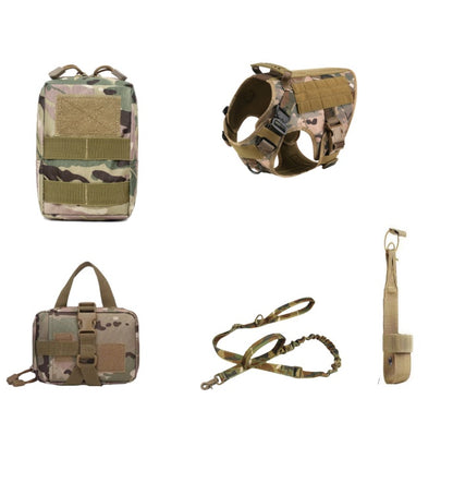 Tactical Pet Harness K9 Training Vest And Leash Set