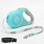 Pet Retractable Leash And Collar Spotlight Automatic Traction Rope