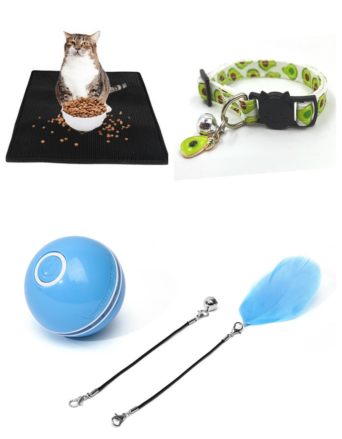 LED Laser Electronic Rolling Pet Funny Toy Ball