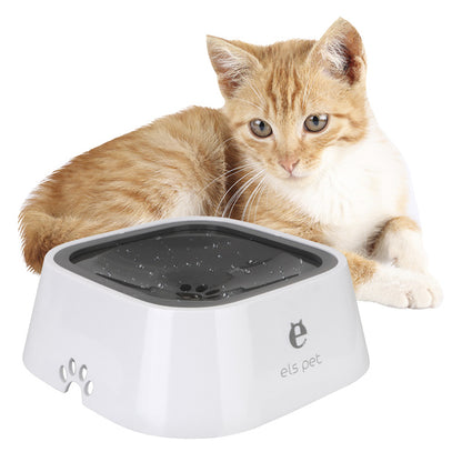 1.5L Pet Anti-Overflow Slow Water Dispenser Bowl