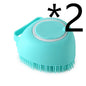 Silicone Pet Bath Massage Gloves Brush