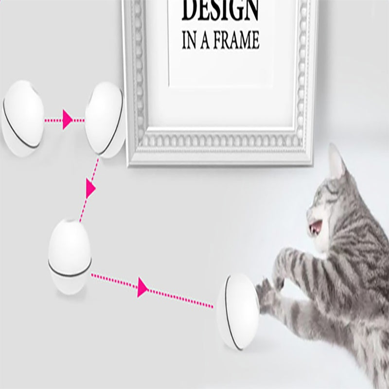 LED Laser Electronic Rolling Pet Funny Toy Ball
