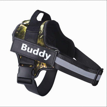 Personalized Pet Harness NO PULL Reflective Breathable Adjustable Harness