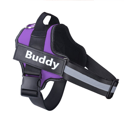 Personalized Pet Harness NO PULL Reflective Breathable Adjustable Harness