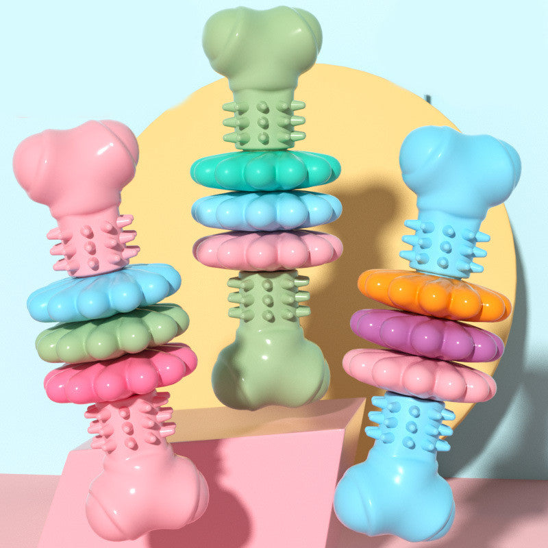 Pet Chew Teeth Cleaning Toy Dog Bone Type