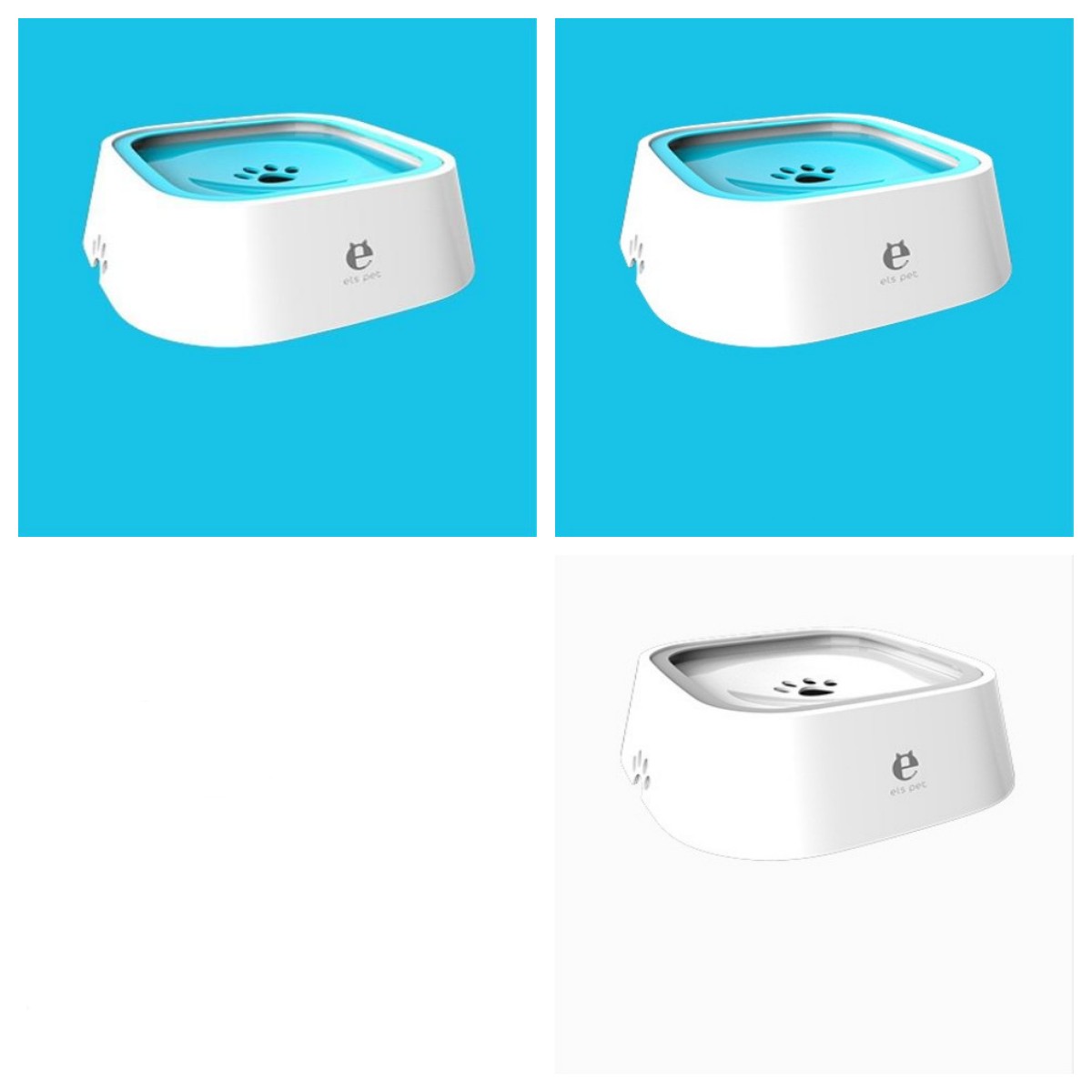 1.5L Pet Anti-Overflow Slow Water Dispenser Bowl