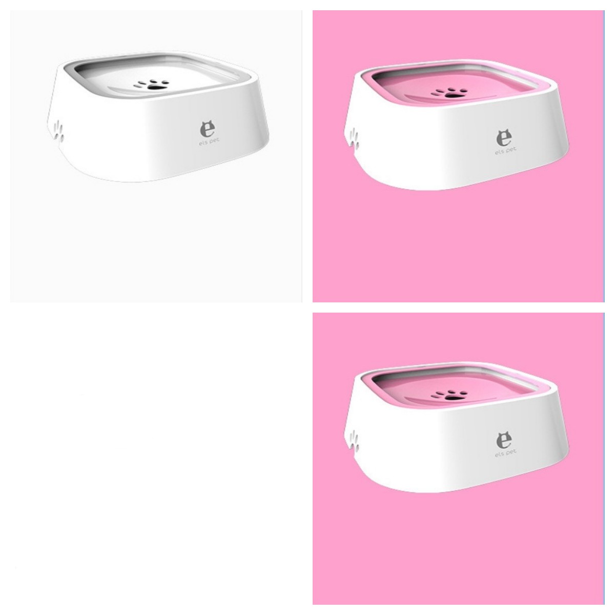 1.5L Pet Anti-Overflow Slow Water Dispenser Bowl