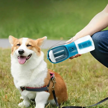 Three-in-one Multi-functional Pet Cups Water Food Garbage Bag