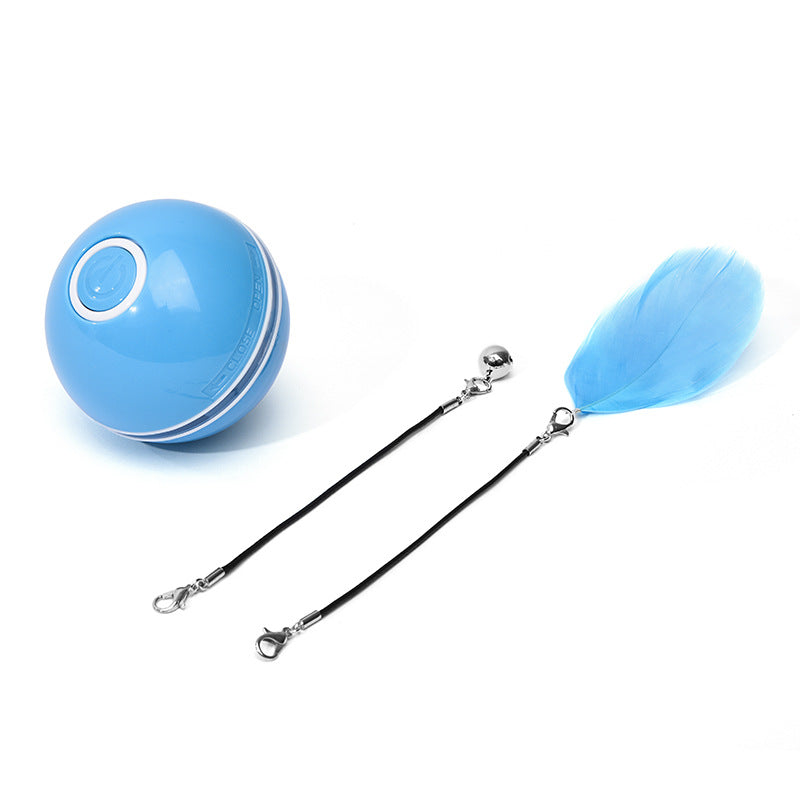 LED Laser Electronic Rolling Pet Funny Toy Ball