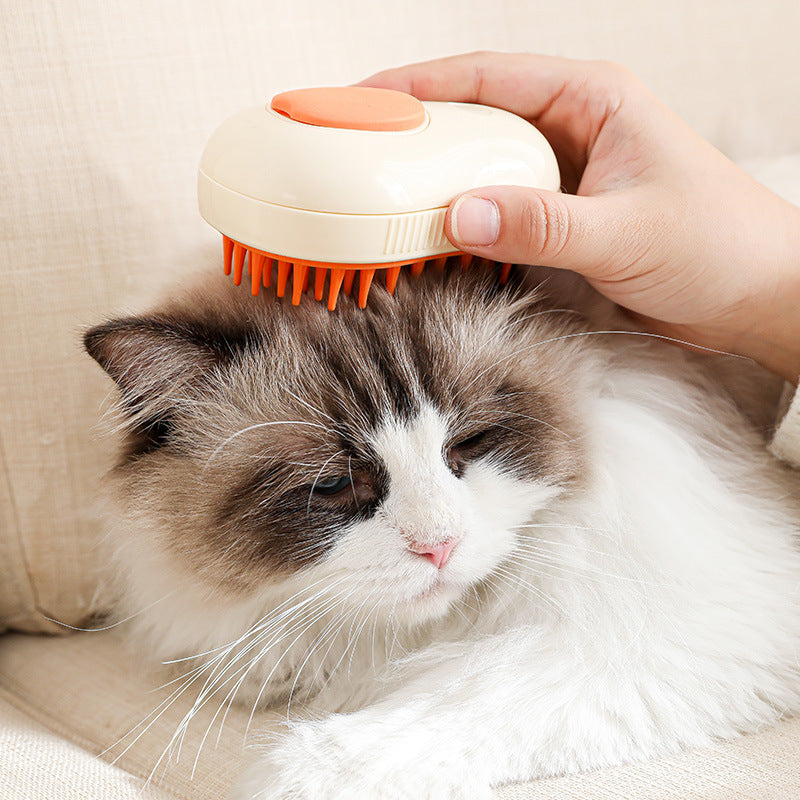 Pet Electric Self Cleaning Steamy Brush Comb