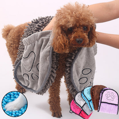 Pet Super Absorbent Microfiber Bath Towels Bathrobe