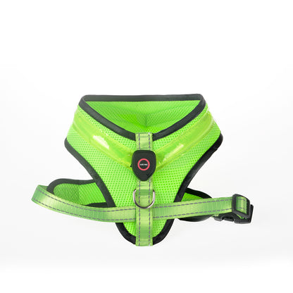 LED Luminous Pet Harness Led USB Charging Chest Strap Vest
