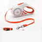 Pet Retractable Leash And Collar Spotlight Automatic Traction Rope