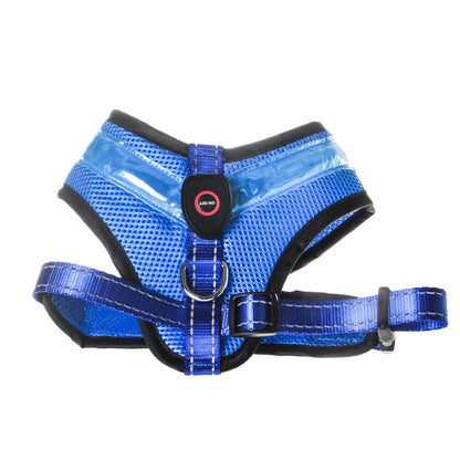 LED Luminous Pet Harness Led USB Charging Chest Strap Vest