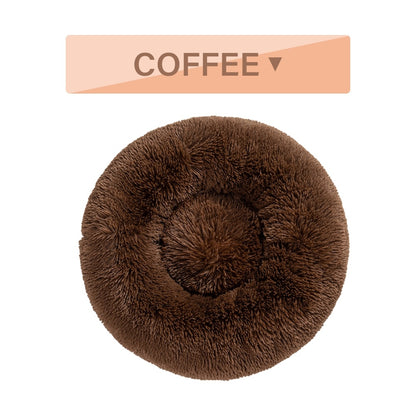Fluffy Donut Pet Bed