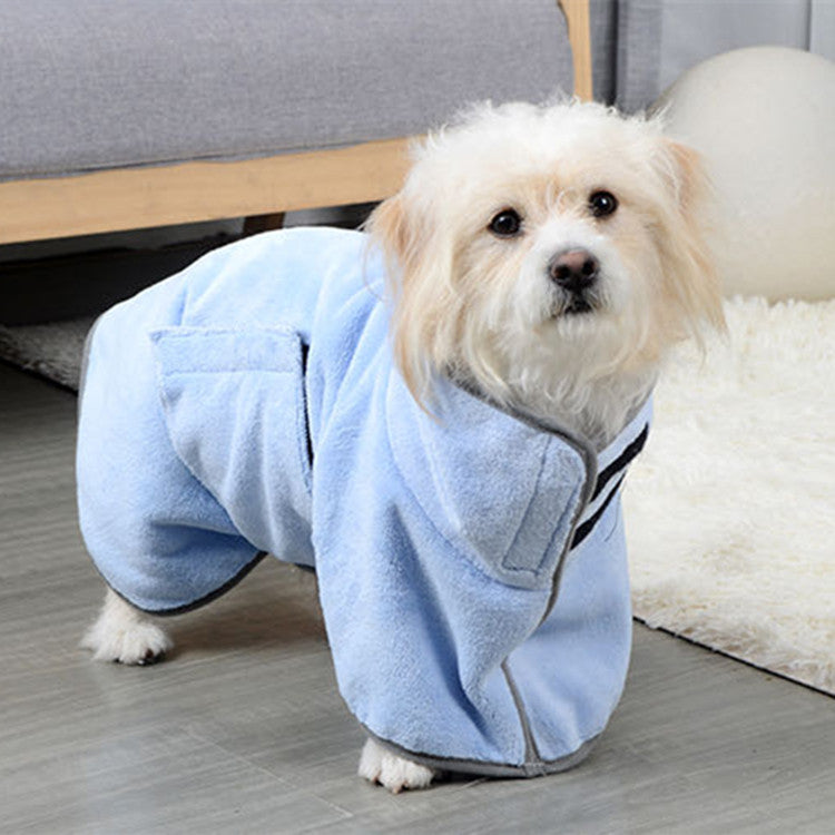 Quick-drying Pet Microfiber Absorbent Bathrobe Towel