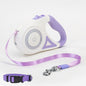 Pet Retractable Leash And Collar Spotlight Automatic Traction Rope