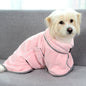 Quick-drying Pet Microfiber Absorbent Bathrobe Towel