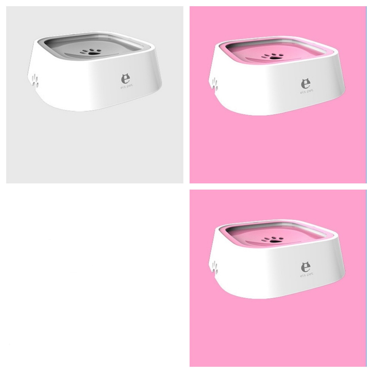 1.5L Pet Anti-Overflow Slow Water Dispenser Bowl