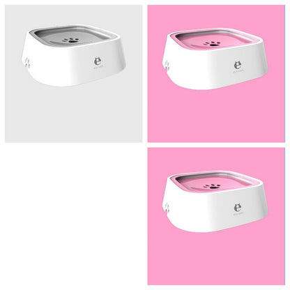 1.5L Pet Anti-Overflow Slow Water Dispenser Bowl
