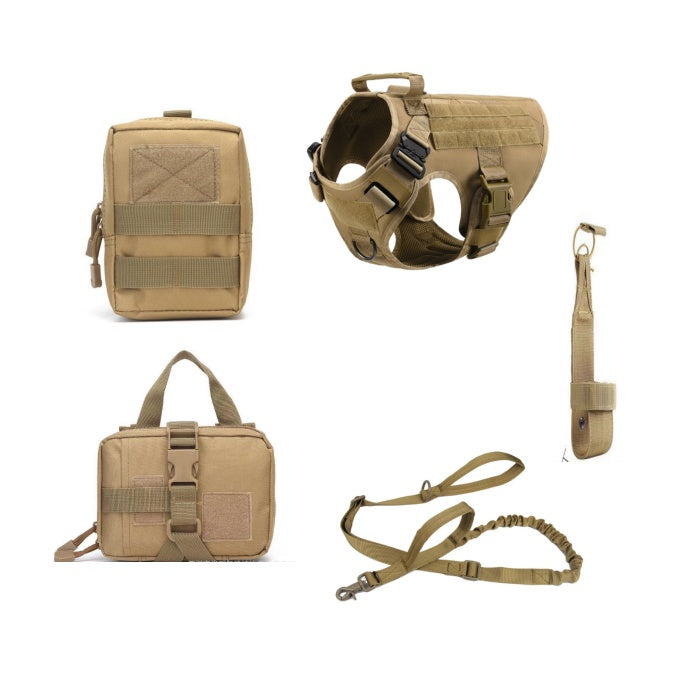 Tactical Pet Harness K9 Training Vest And Leash Set