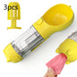 Pet Portable  Water Bottle Feeder Bowl Garbage Bag