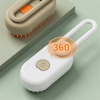 Pet 3 In 1 Electric Spray Steam Brush Comb Hair Removal