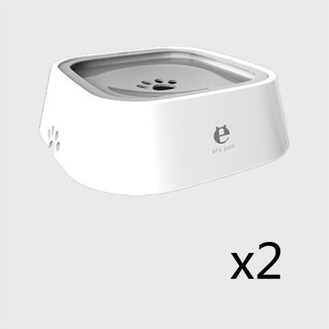 1.5L Pet Anti-Overflow Slow Water Dispenser Bowl
