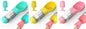 Pet Portable  Water Bottle Feeder Bowl Garbage Bag